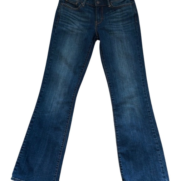 Levi's VTG Slight Curve Dark Blue Boot Cut Jeans Classic Style Sz 27/4 - Picture 1 of 11